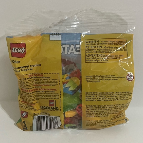 LEGO Creator 30581 Tropical Parrot Bird 3 In 1 - Picture 3 of 5
